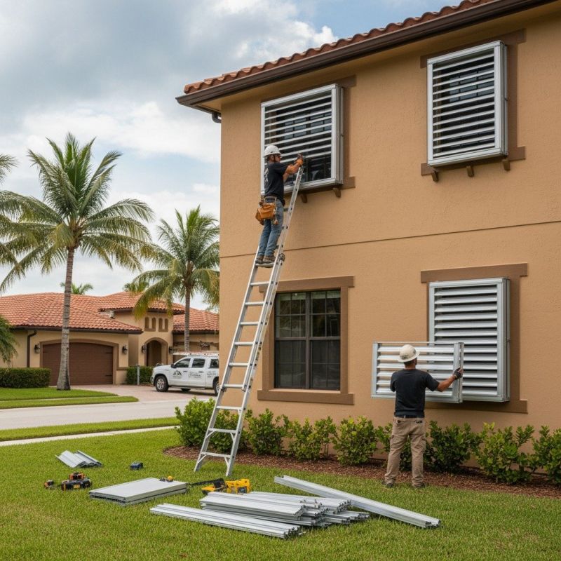Hurricane Shutter Installation in Arvada, CO